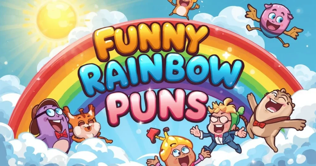 Funny Rainbow Puns