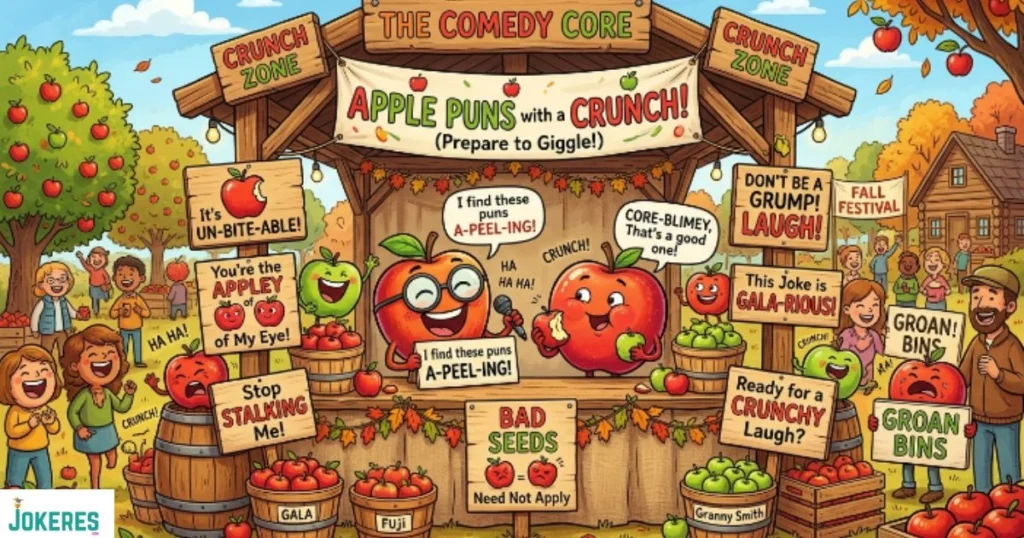 Apple Puns With A Crunch