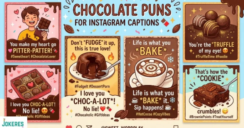 Chocolate Puns For Instagram Captions