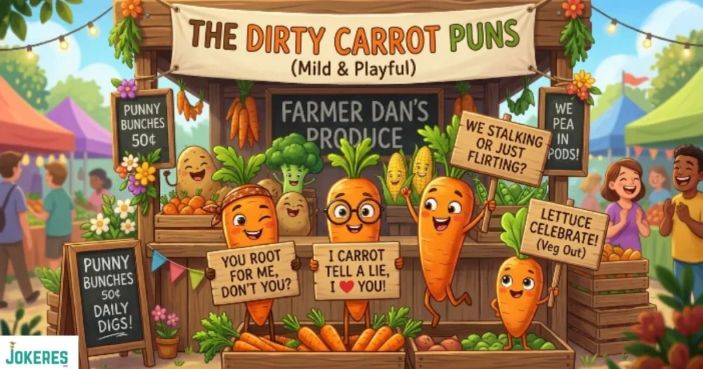 Dirty Carrot Puns Mild Playful