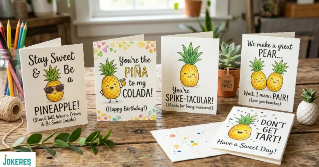 Pineapple Puns For Cards