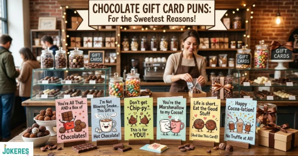 Chocolate Gift Card Puns
