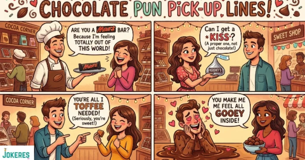 Chocolate Pun Pick Up Lines