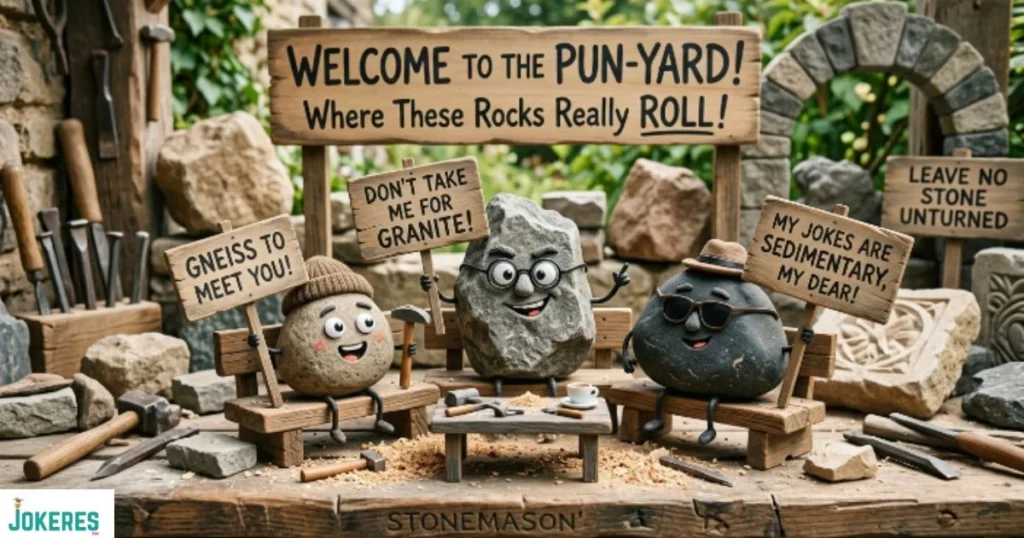Clever Stone Puns