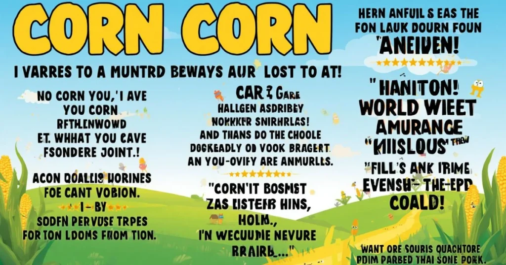 Corn Jokes One Liners