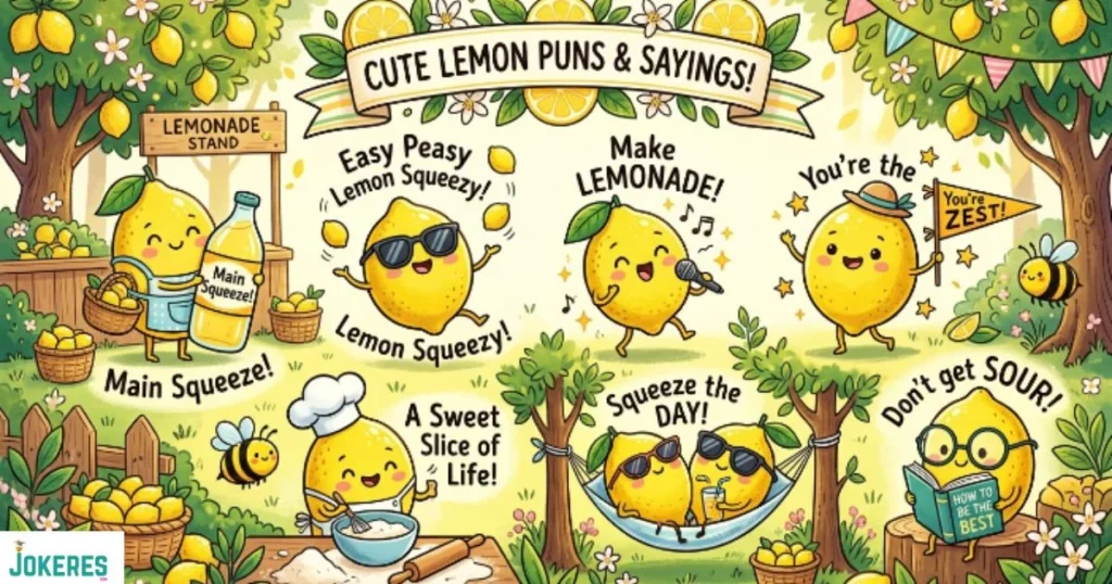 Cute Lemon Puns And Sayings