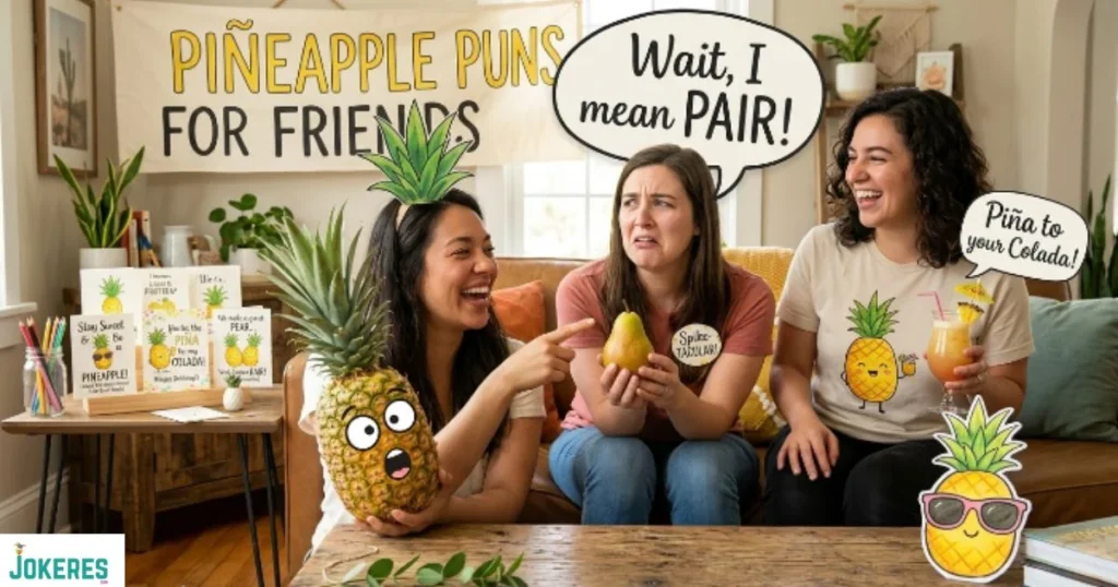 Pineapple Puns For Friends
