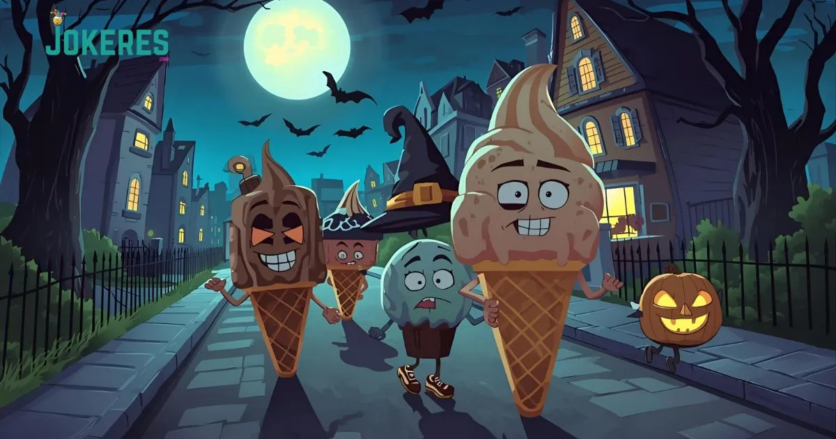 Halloween Ice Cream Puns
