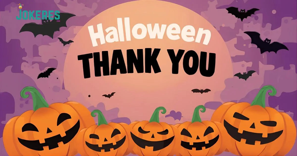 Halloween Thank You Puns