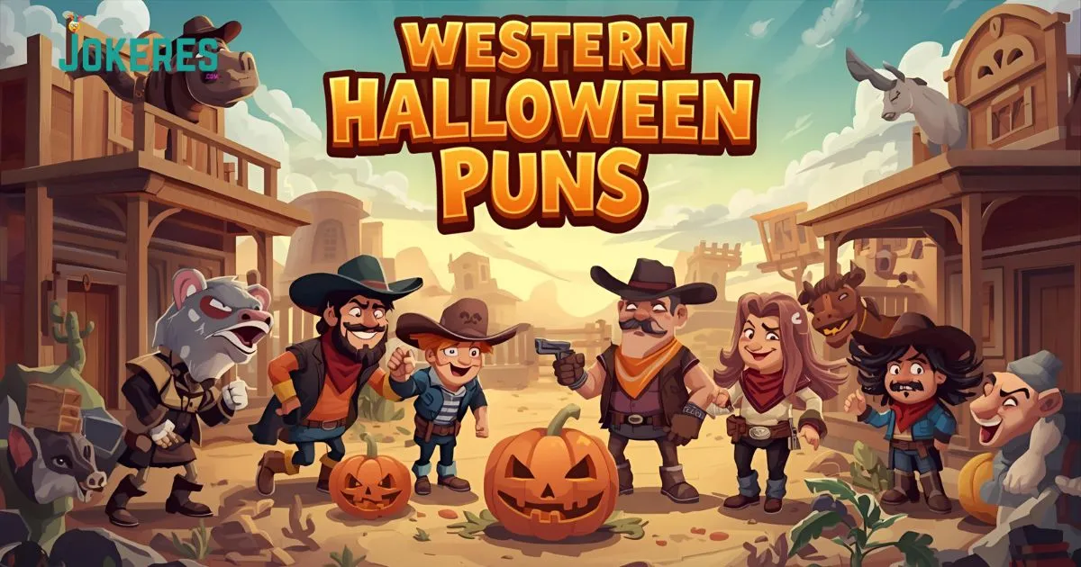 Western Halloween Puns