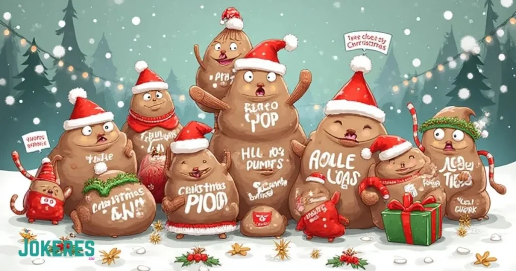 Cheesy Christmas Poop Puns