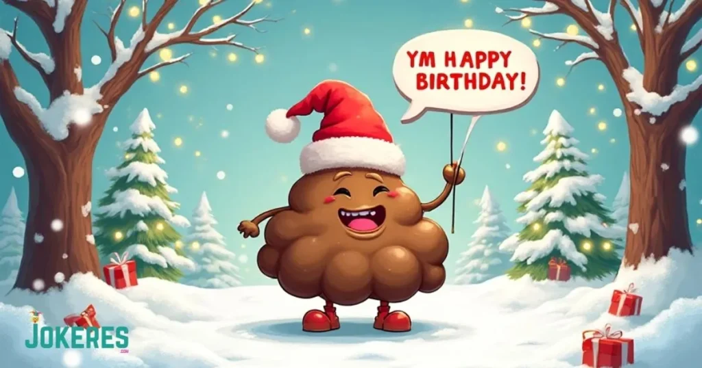 Christmas Poop Puns for Birthdays