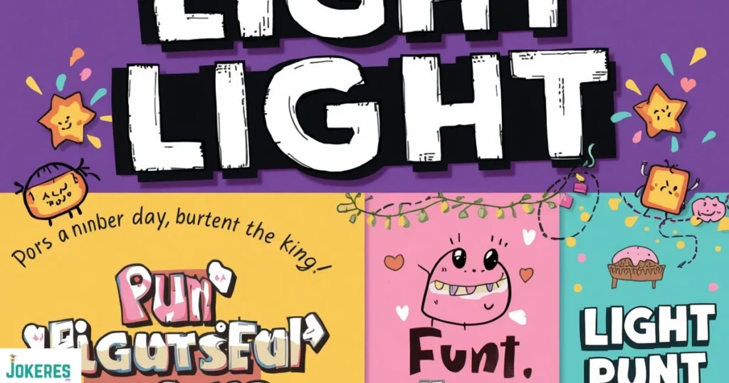 Witty Light Puns For Social Media